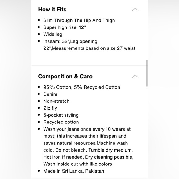 Levi’s Ribcage High Rise Wide Leg Jeans - Picture 7 of 8